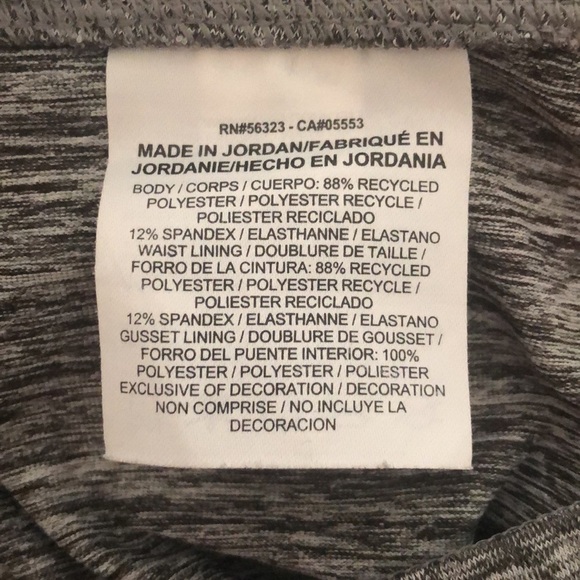 Nike Crop Training Dri-Fit Capri Leggings Pink/Gray Combo - Size Medium💛 - Picture 5 of 6